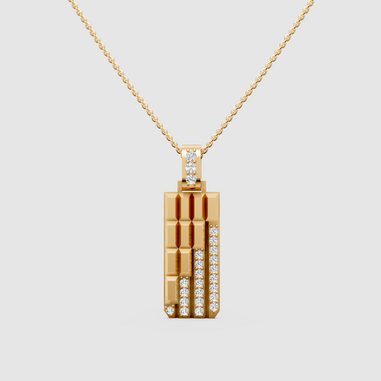 Elvren Diamond Mens Pendant