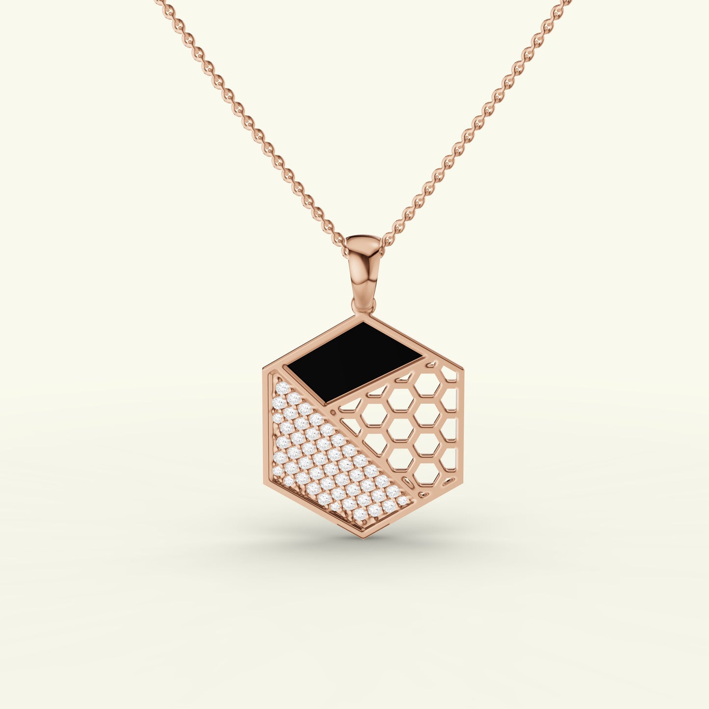 Caelum Modern Mens Diamond Pendant