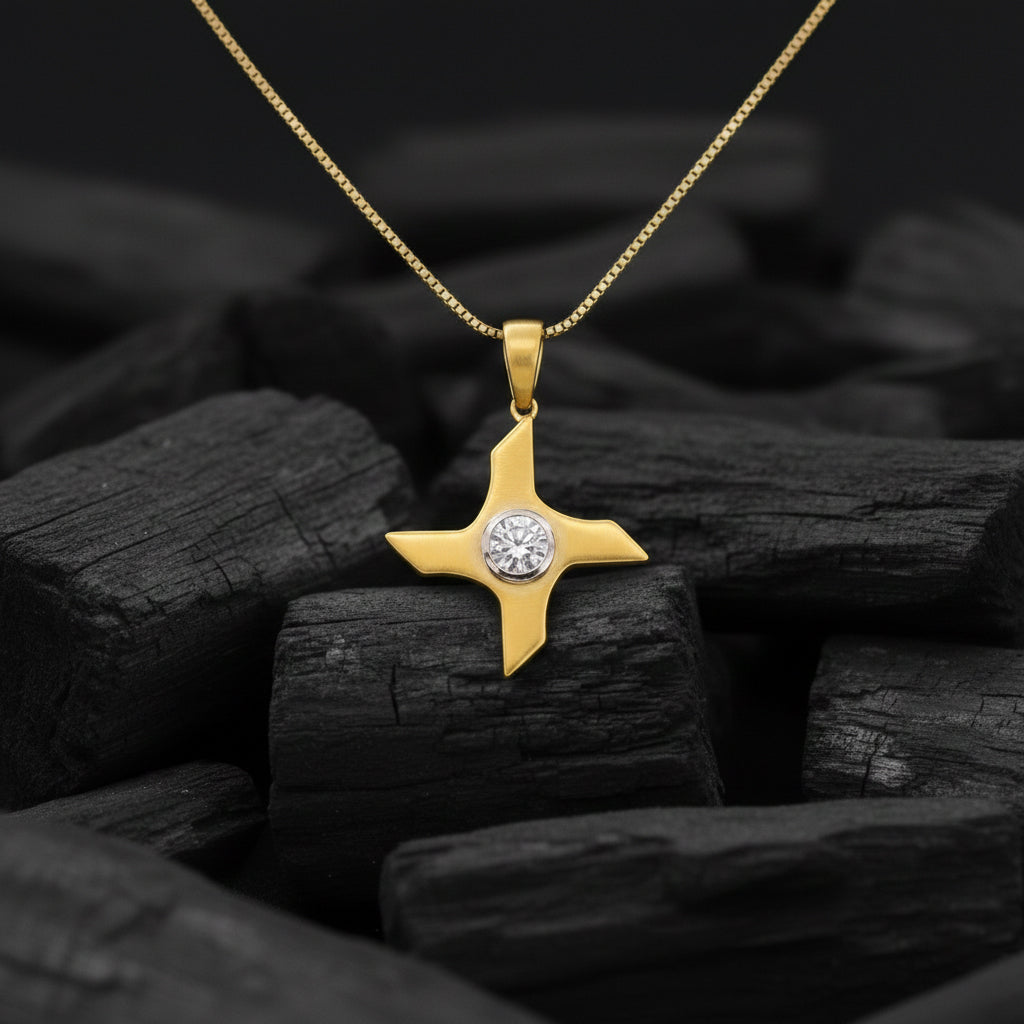 Alaric Modern Mens Diamond Pendant