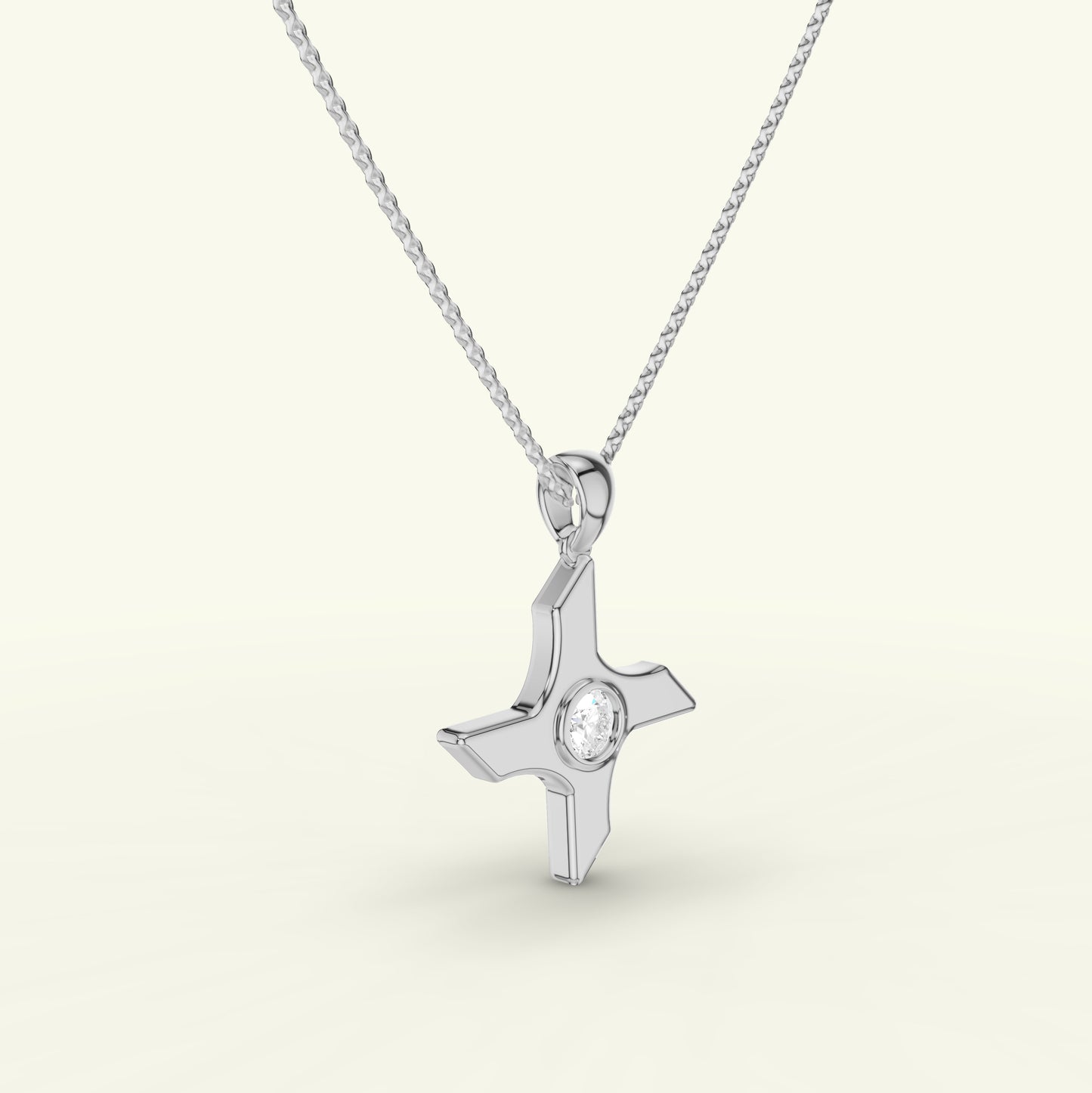 Alaric Modern Mens Diamond Pendant