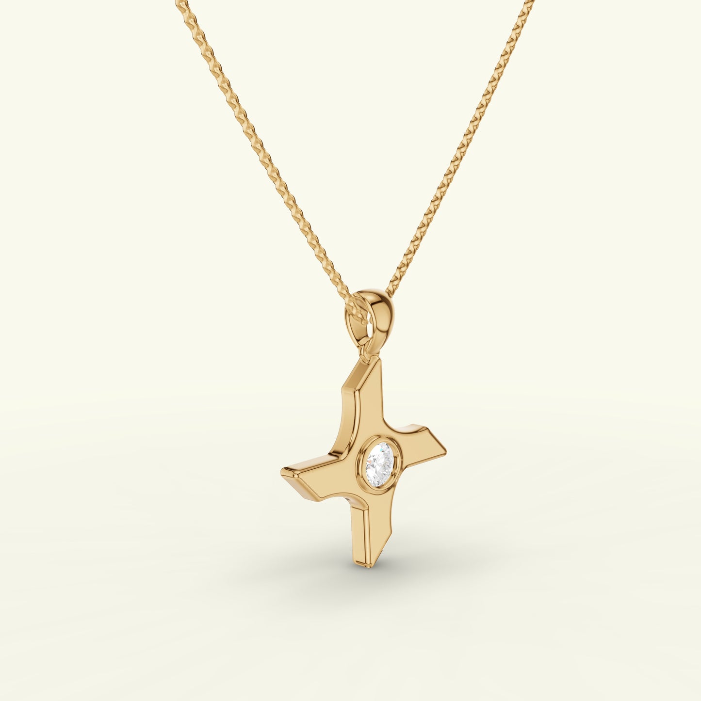 Alaric Modern Mens Diamond Pendant