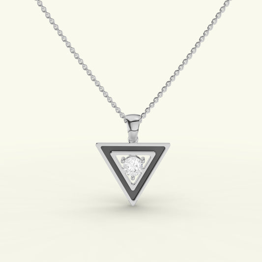 Kael Enamel Mens Diamond Pendant