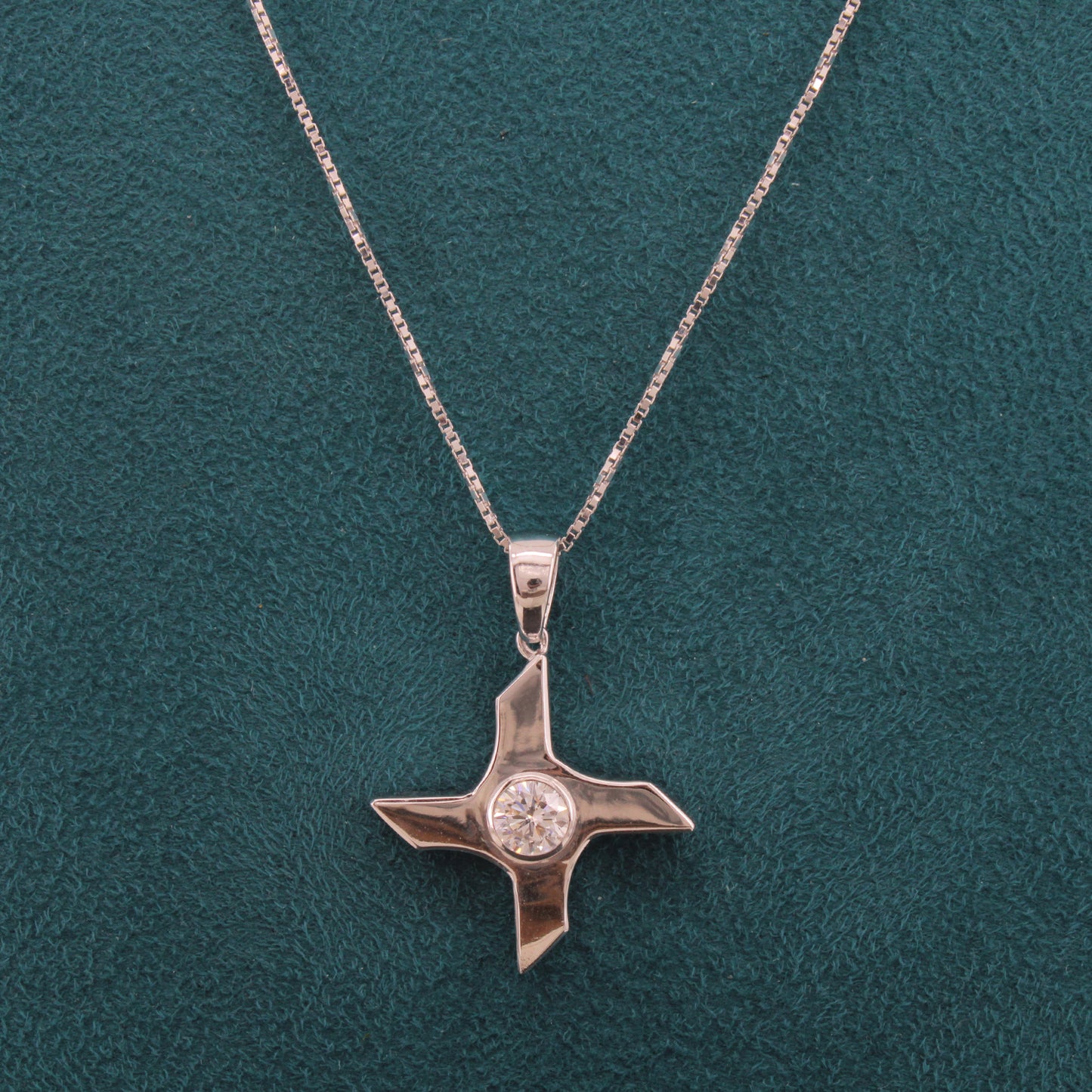 Dorian Modern Mens Diamond Pendant