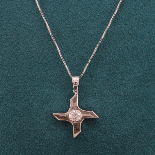 Dorian Modern Mens Diamond Pendant