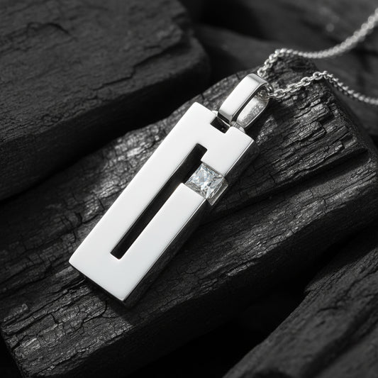 Stryn Diamond Mens Pendant