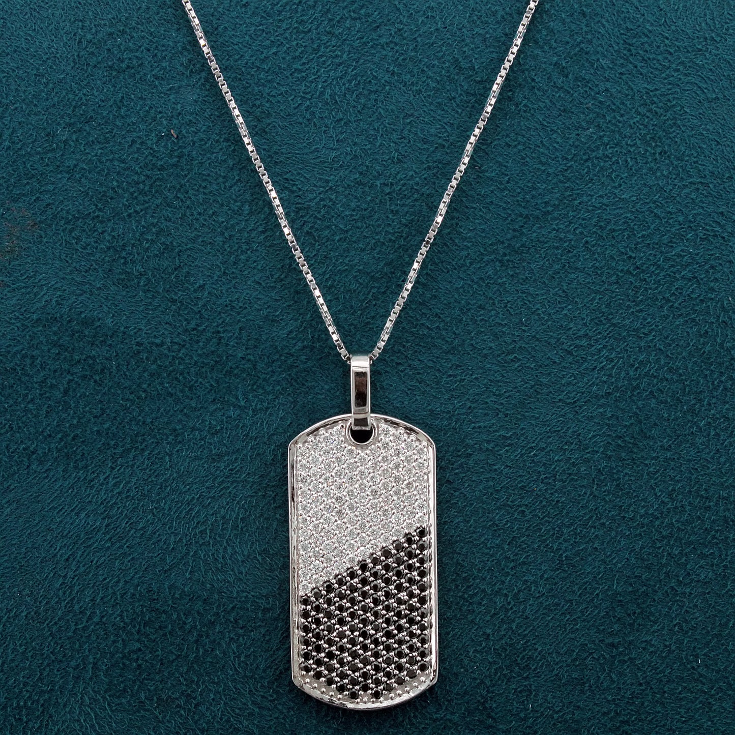 Zephyr Modern Mens Diamond Pendant