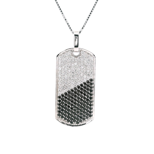 Zephyr Modern Mens Diamond Pendant