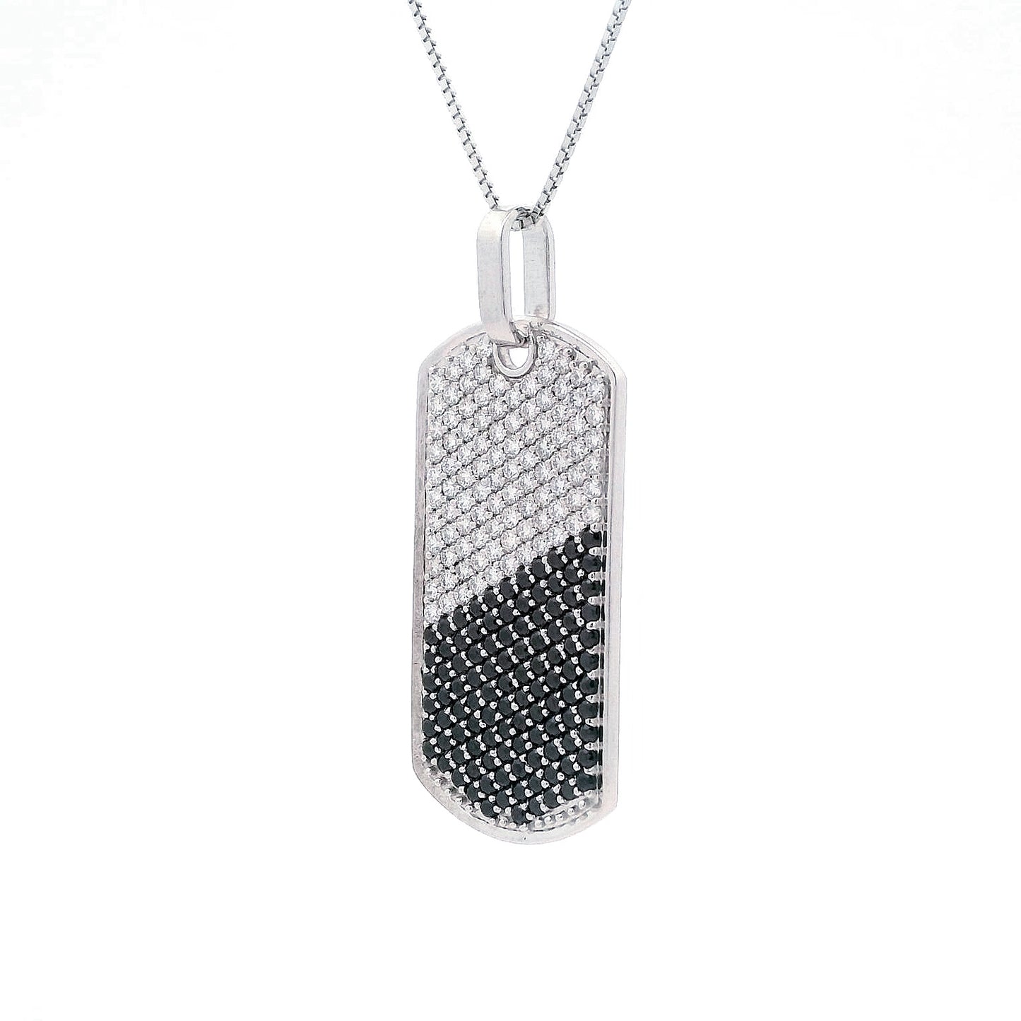 Zephyr Modern Mens Diamond Pendant