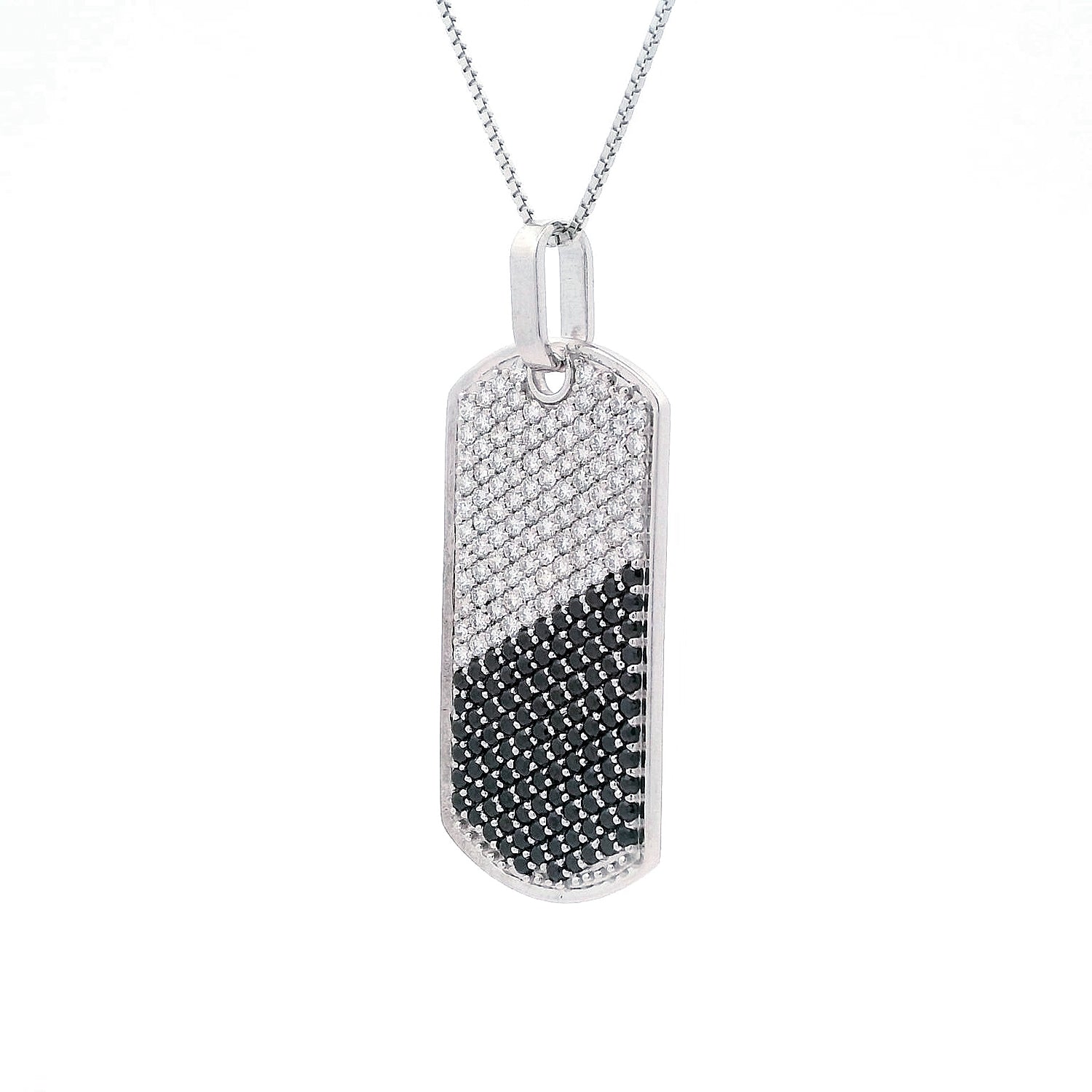 Zephyr Modern Mens Diamond Pendant