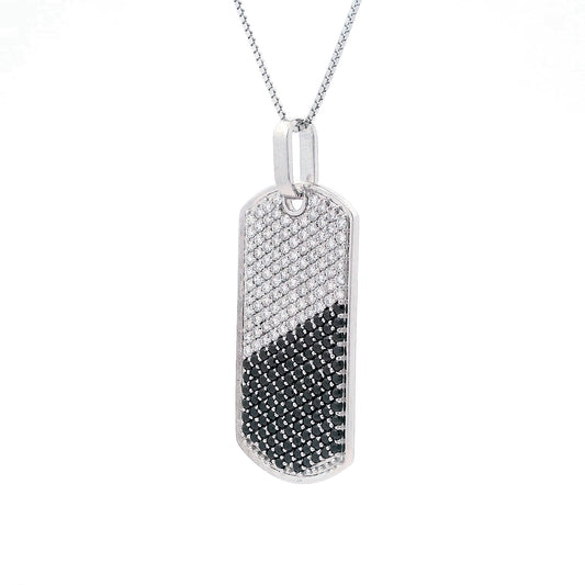 Zephyr Modern Mens Diamond Pendant
