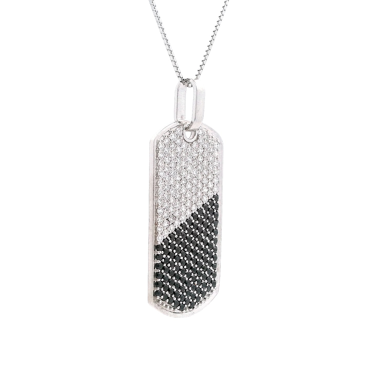 Zephyr Modern Mens Diamond Pendant