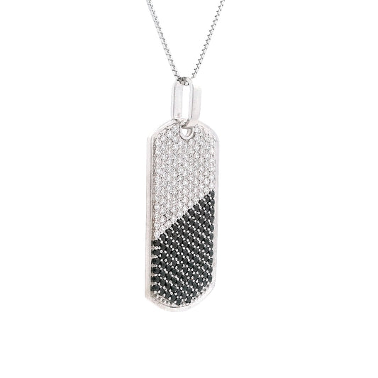 Zephyr Modern Mens Diamond Pendant