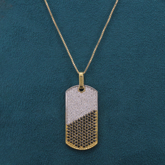 Rylan Modern Mens Diamond Pendant
