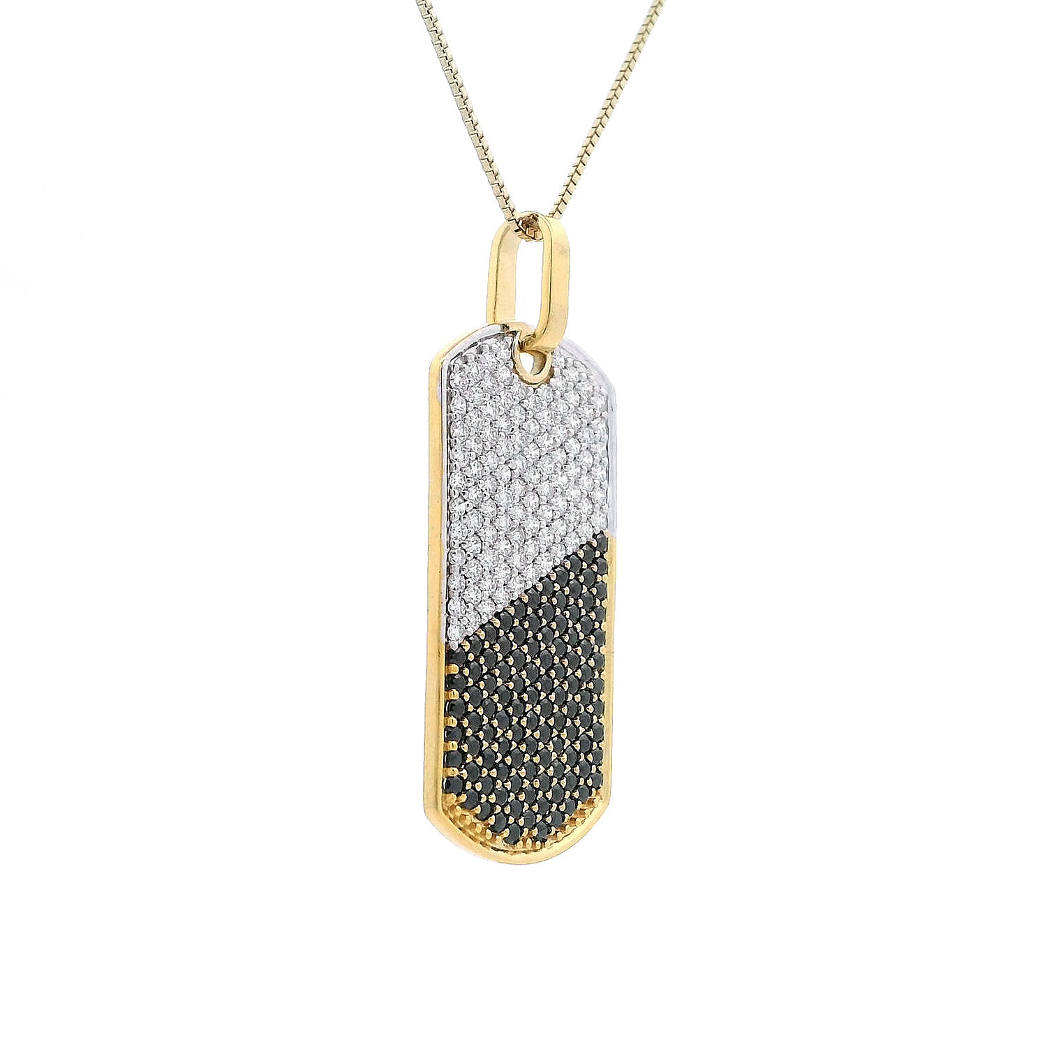 Rylan Modern Mens Diamond Pendant