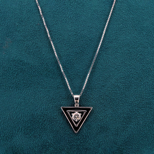 Kael Enamel Mens Diamond Pendant