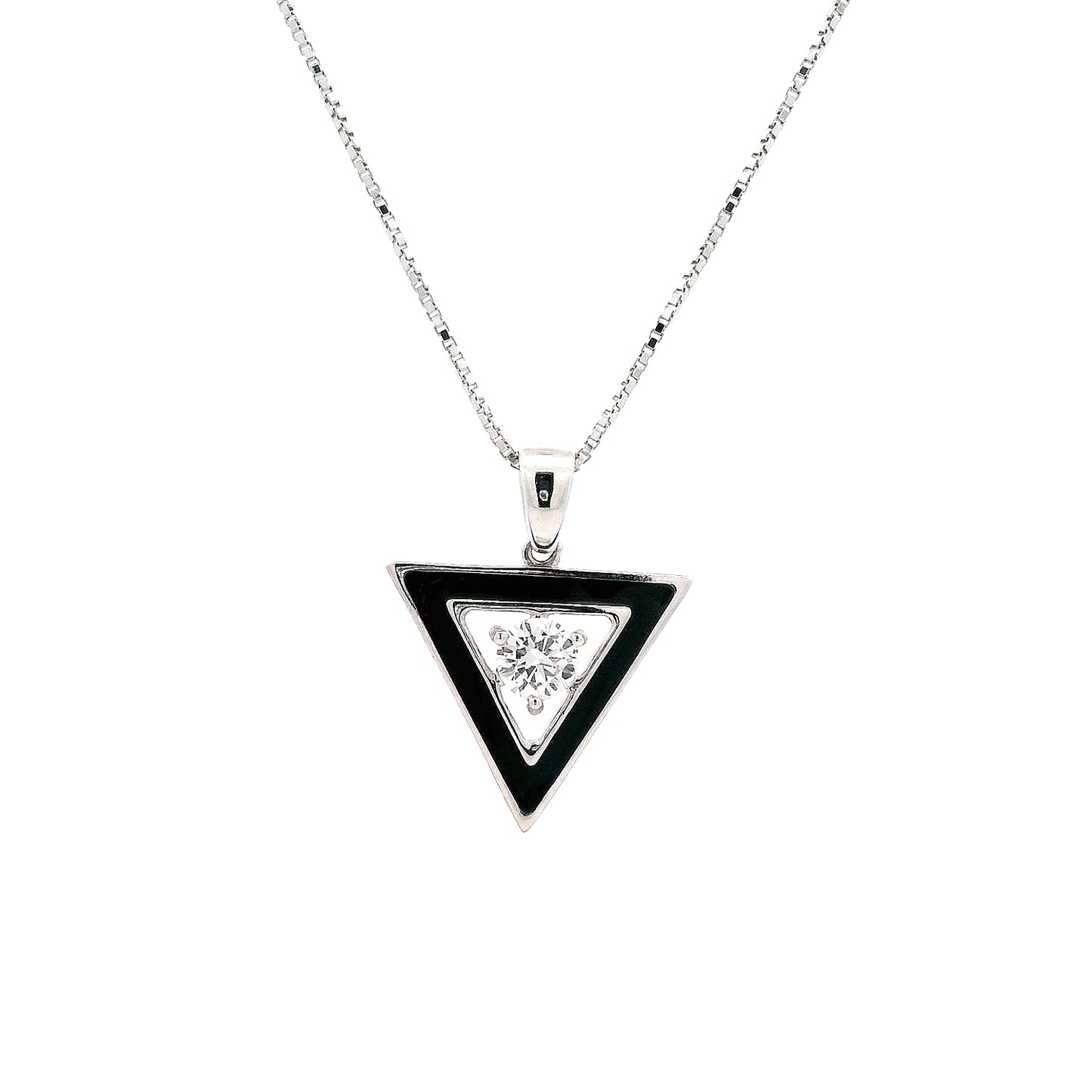 Kael Enamel Mens Diamond Pendant