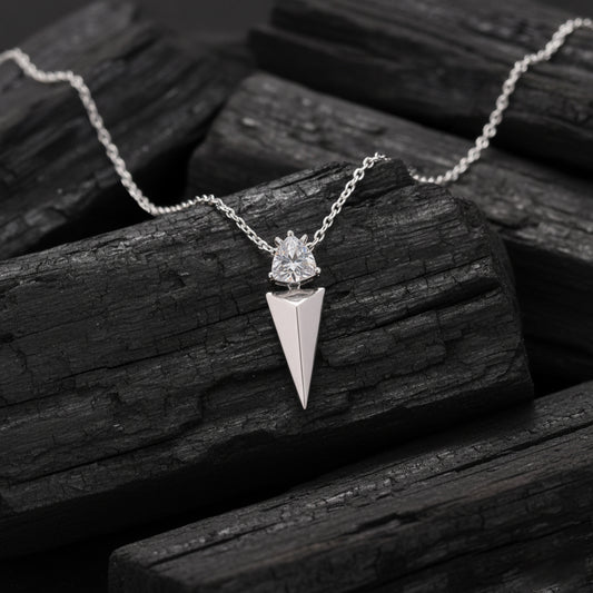 Halven Diamond Mens Pendant