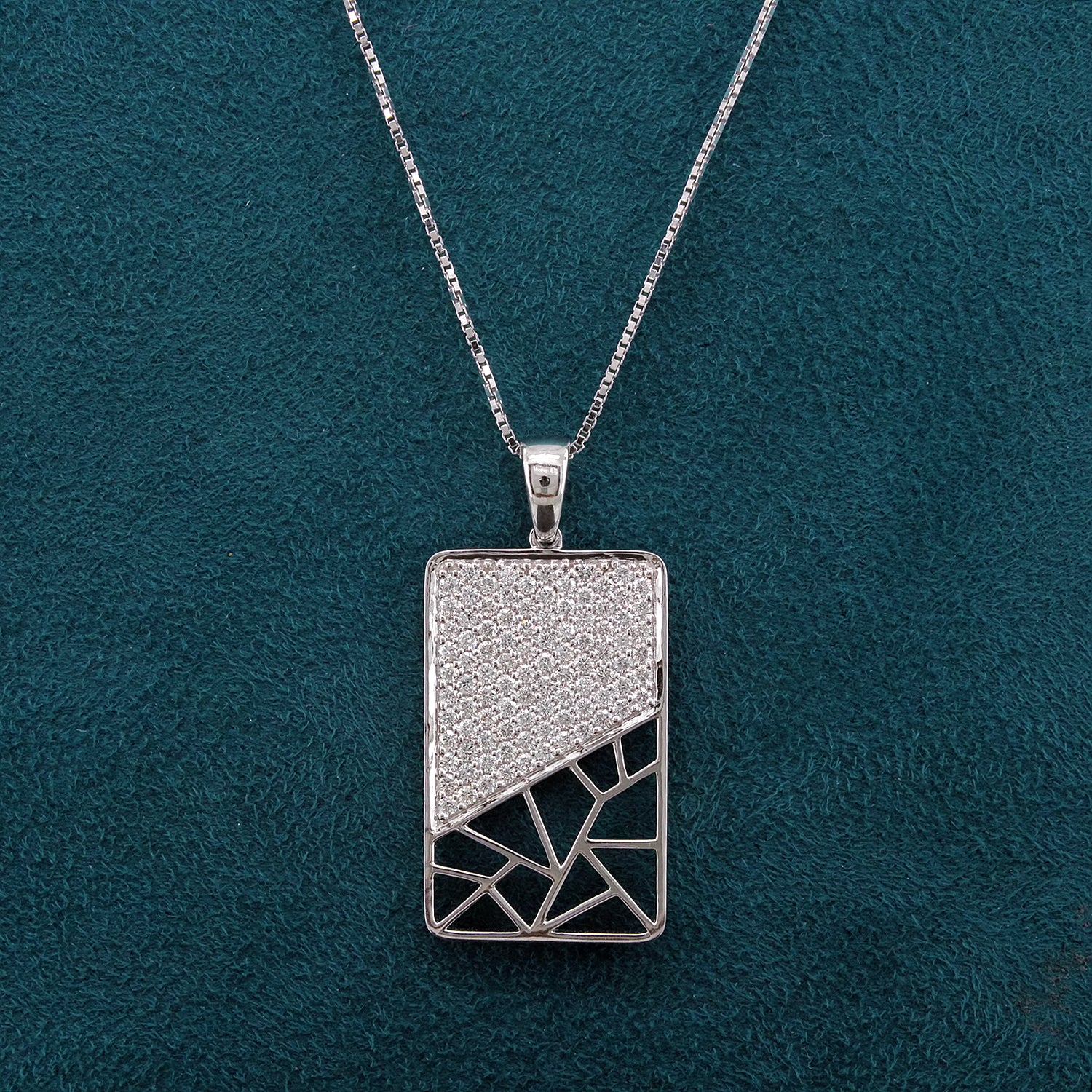 Silvan Modern Mens Diamond Pendant
