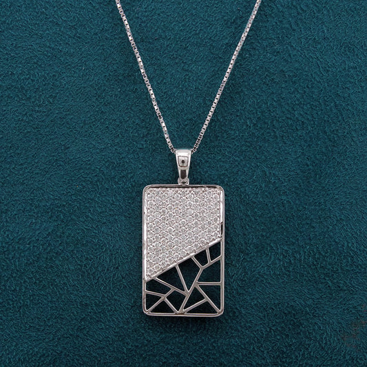 Silvan Modern Mens Diamond Pendant