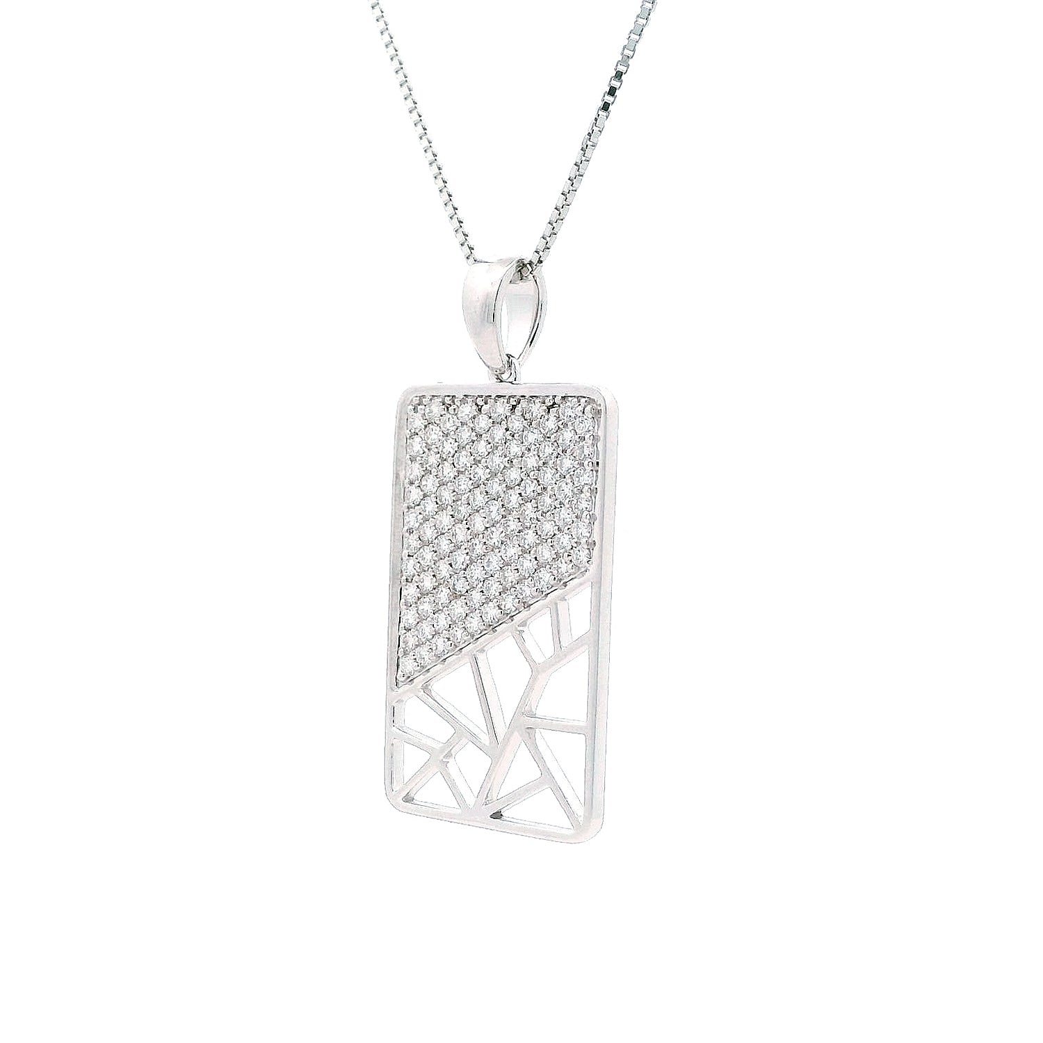 Silvan Modern Mens Diamond Pendant