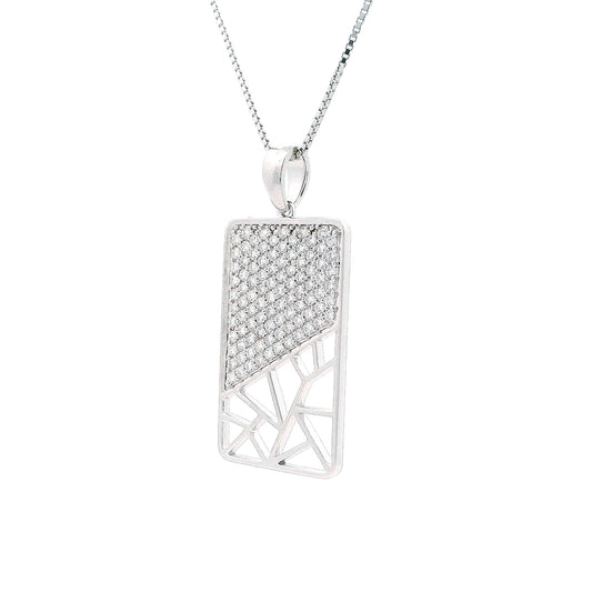 Silvan Modern Mens Diamond Pendant