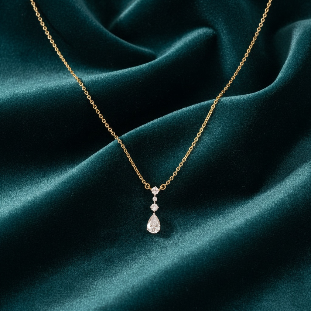 Velysia Crest Diamond Pendant