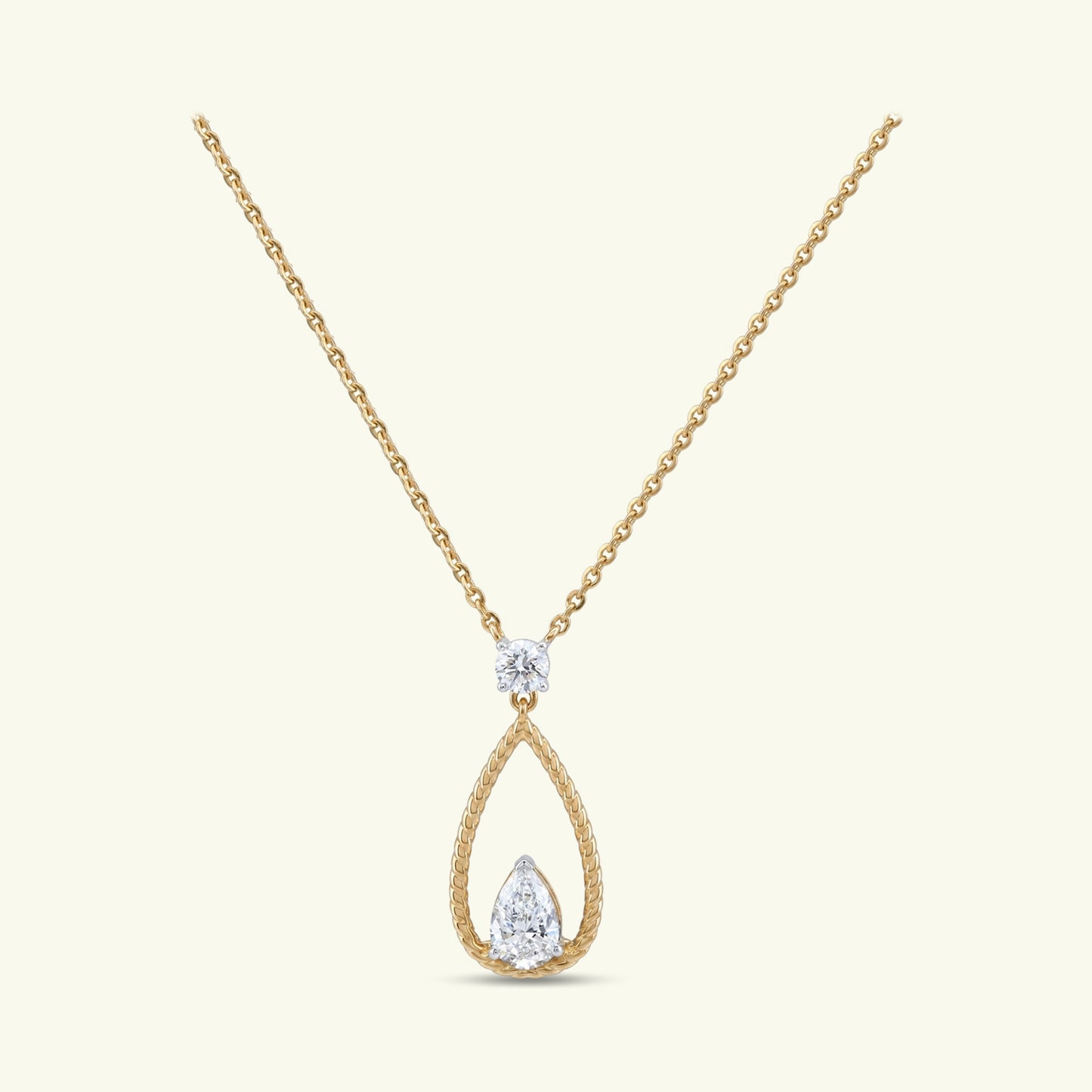 Selvarin Crest Diamond Solitaire Pendant