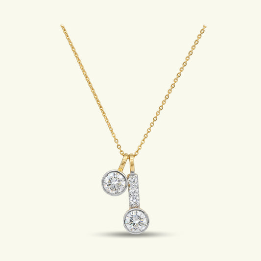 Cyrala Drift Diamond Pendant