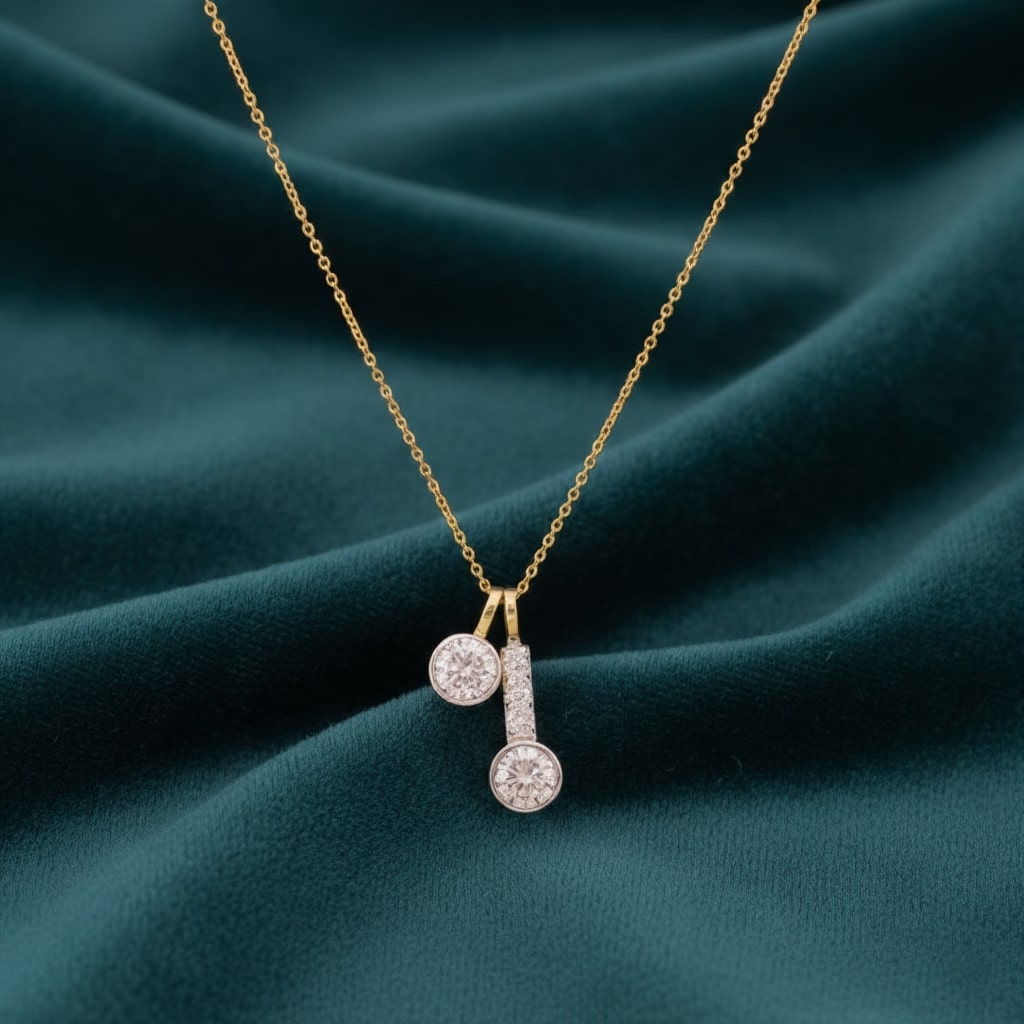 Cyrala Drift Diamond Pendant