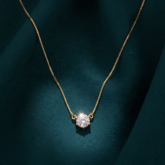 Aveliara Bloom Diamond Pendant and Chain