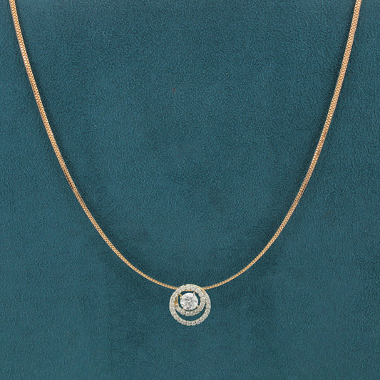 Aureli Flow Diamond Pendant