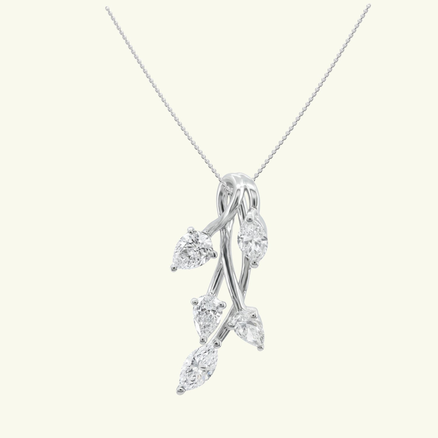  Aurelia Dew Diamond Pendant 