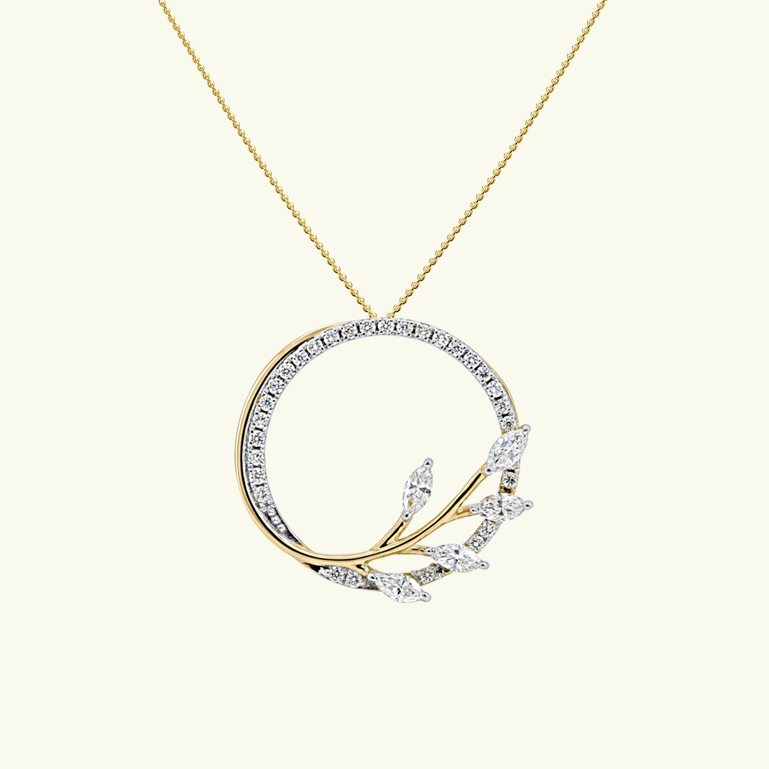  Sylith Bloom Diamond Pendant 