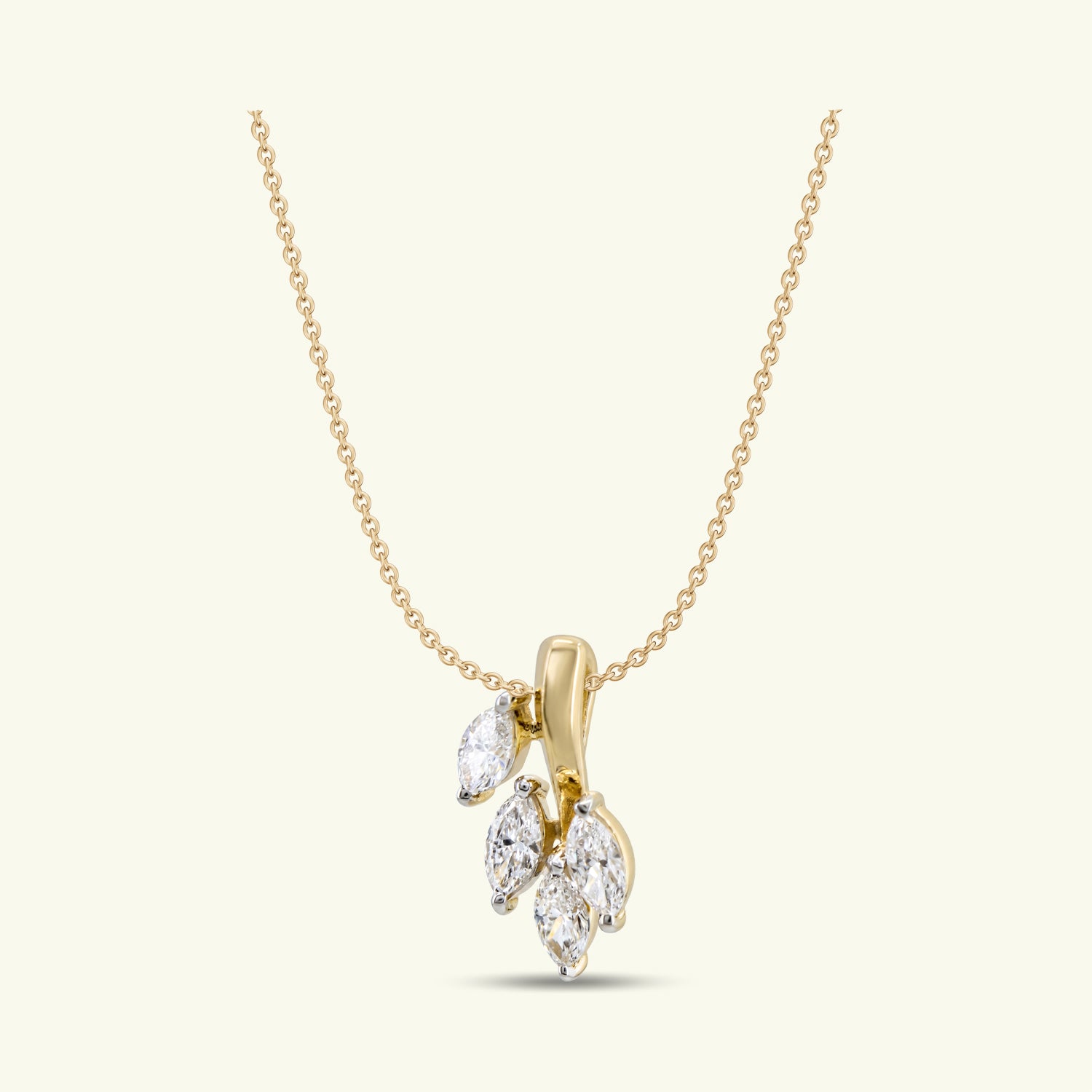  Velora Vine Diamond Pendant and Chain 