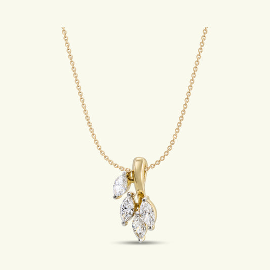  Velora Vine Diamond Pendant and Chain 