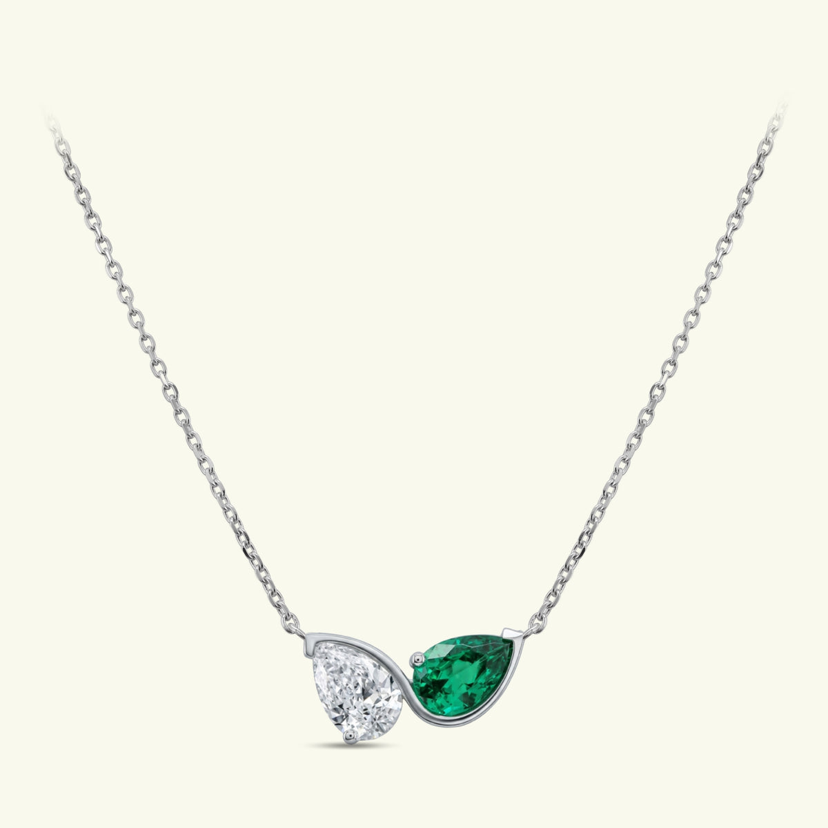 Entwined Diamond Necklace
