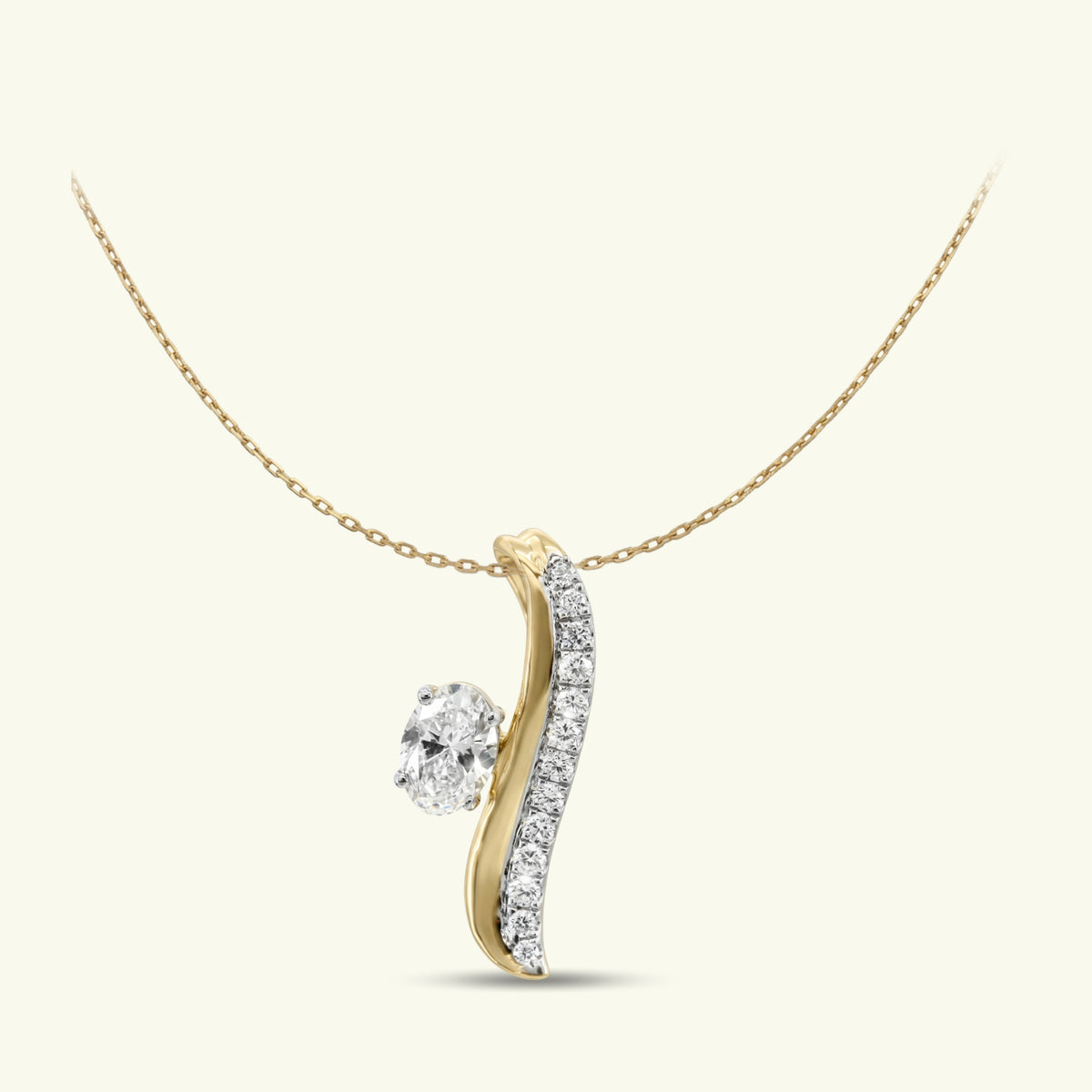 Quill Diamond Pendant