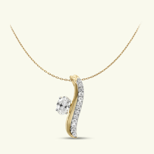 Quill Diamond Pendant