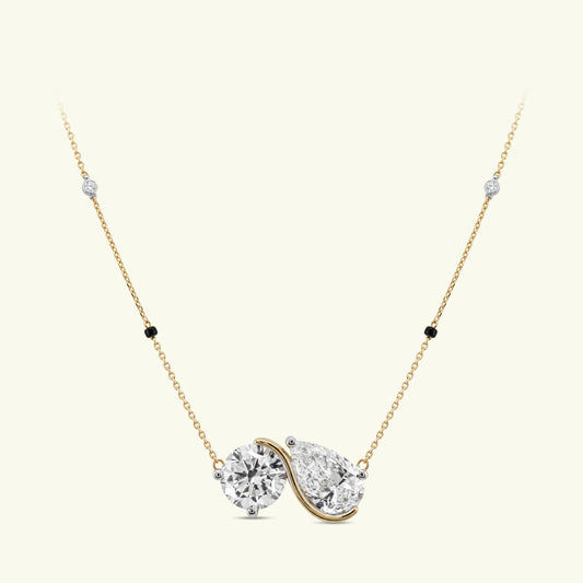 Tandem Diamond Necklace