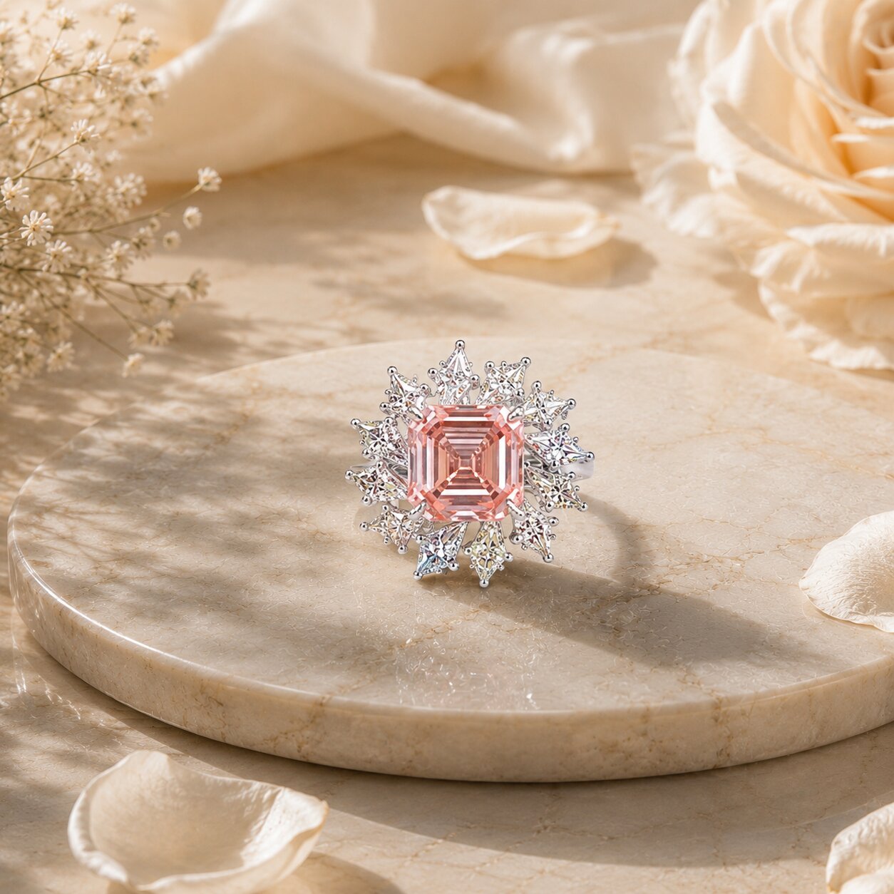 Orelia Rose Diamond Cocktail Ring