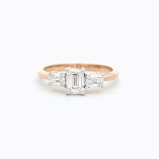 Elyna Crest Diamond Engagement Ring