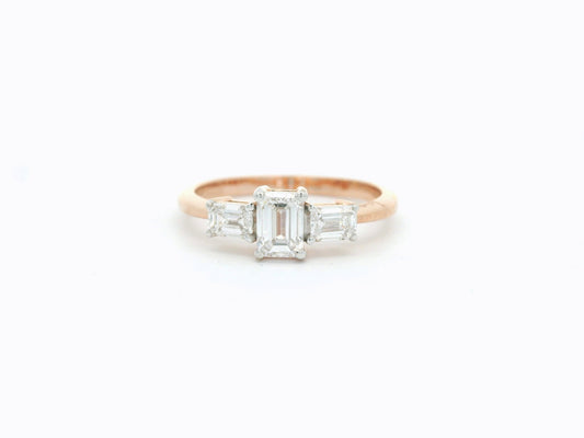 Elyna Crest Diamond Engagement Ring