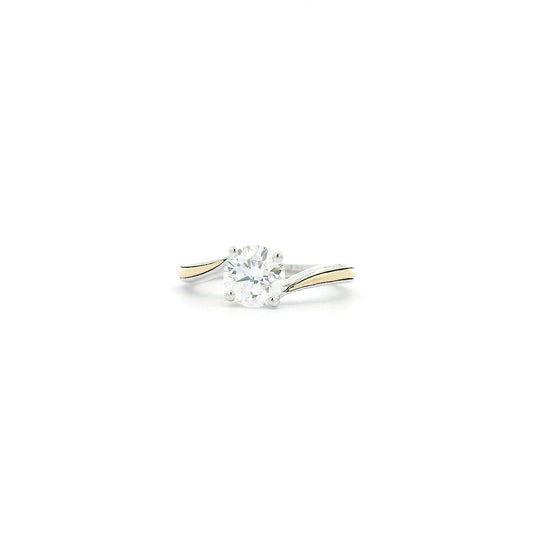 Evara Solitaire Diamond Ring