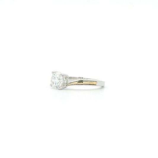 Evara Solitaire Diamond Ring