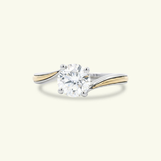 Evara Solitaire Diamond Ring