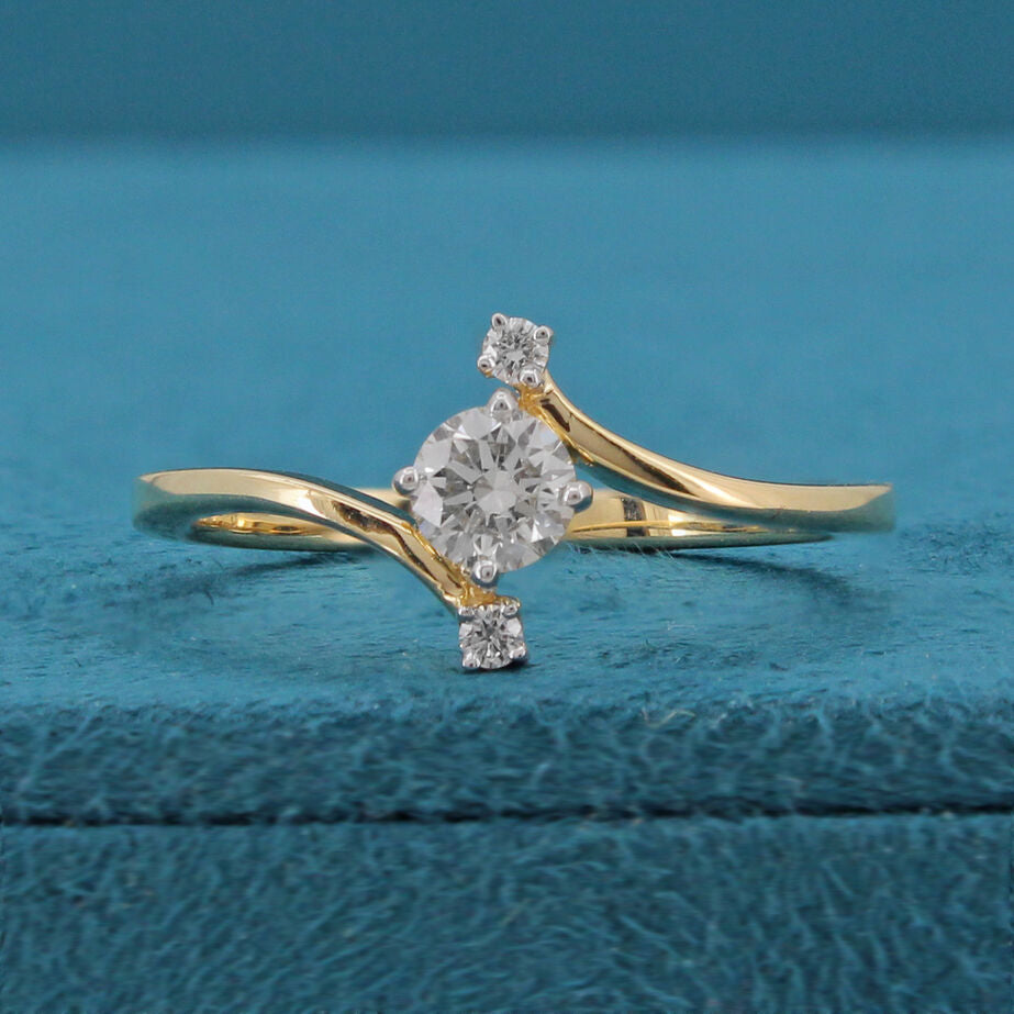 Ena Three Stone Diamond Ring