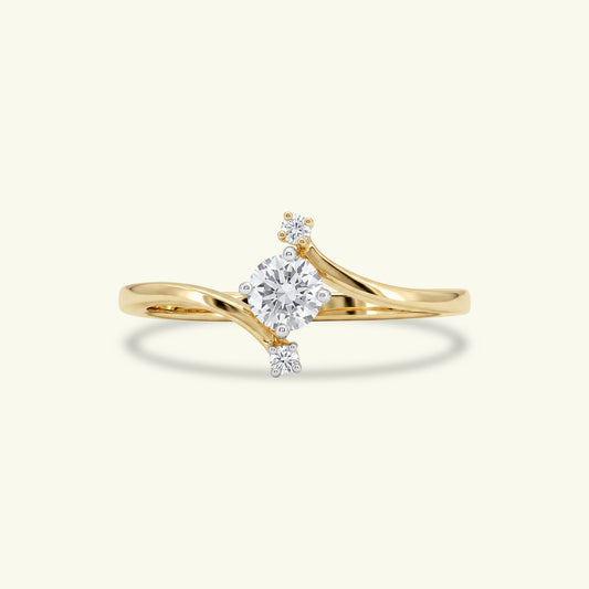 Ena Three Stone Diamond Ring