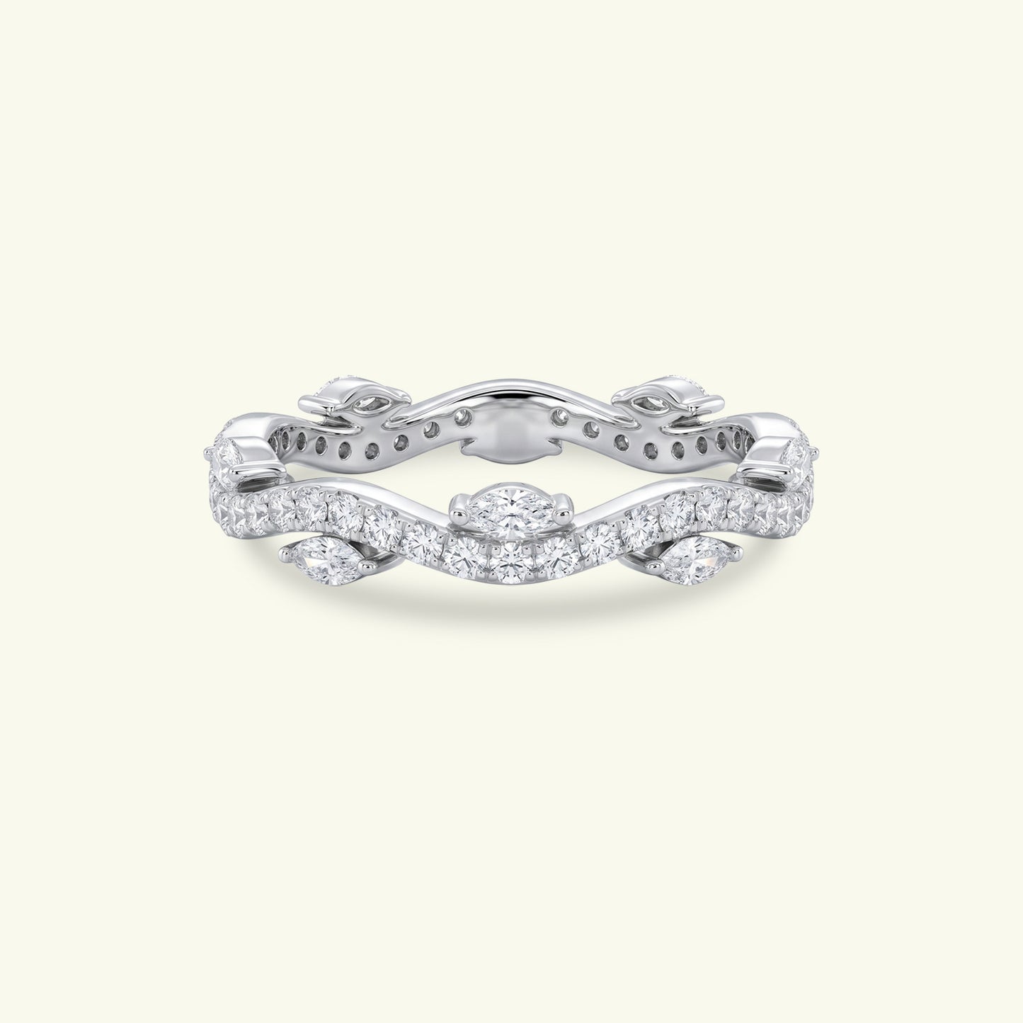 Selune Curve Diamond Ring