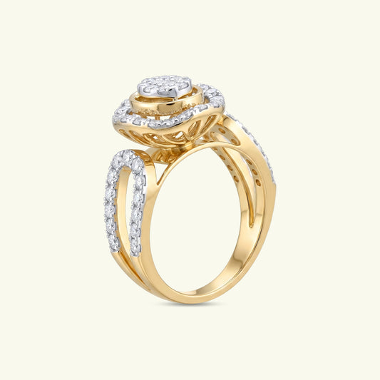 Soreya Halo Diamond Ring