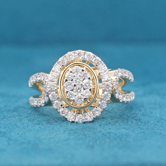 Soreya Halo Diamond Ring